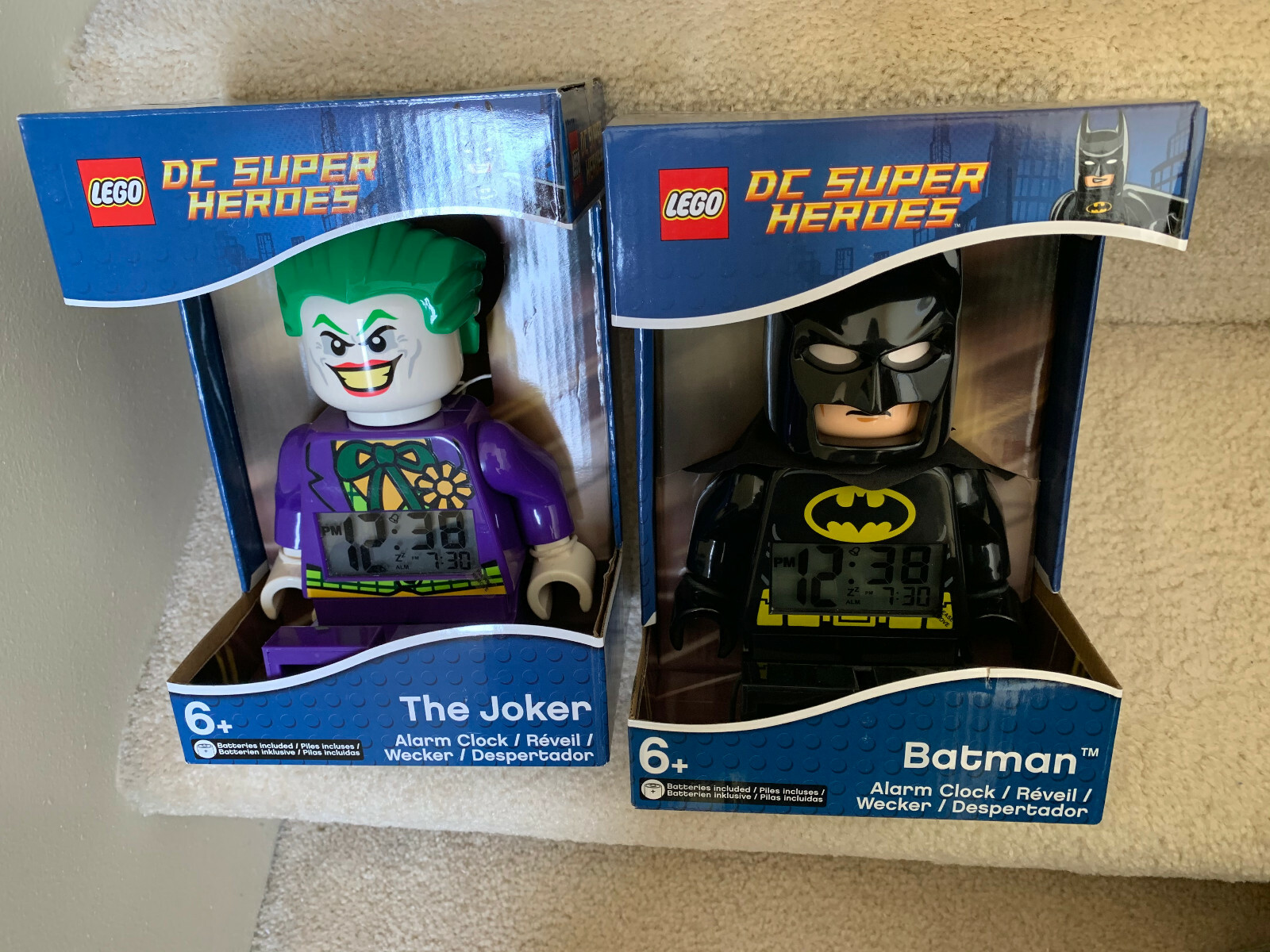 lego joker alarm clock