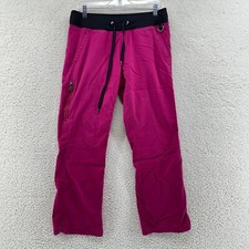 Green Label M 9143P Pink Uniform Scrubs Pants Stretch Waist Pockets Lightweight