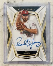 2019 Topps Five Star On Card Auto Paul Dejong St Louis Cardinals