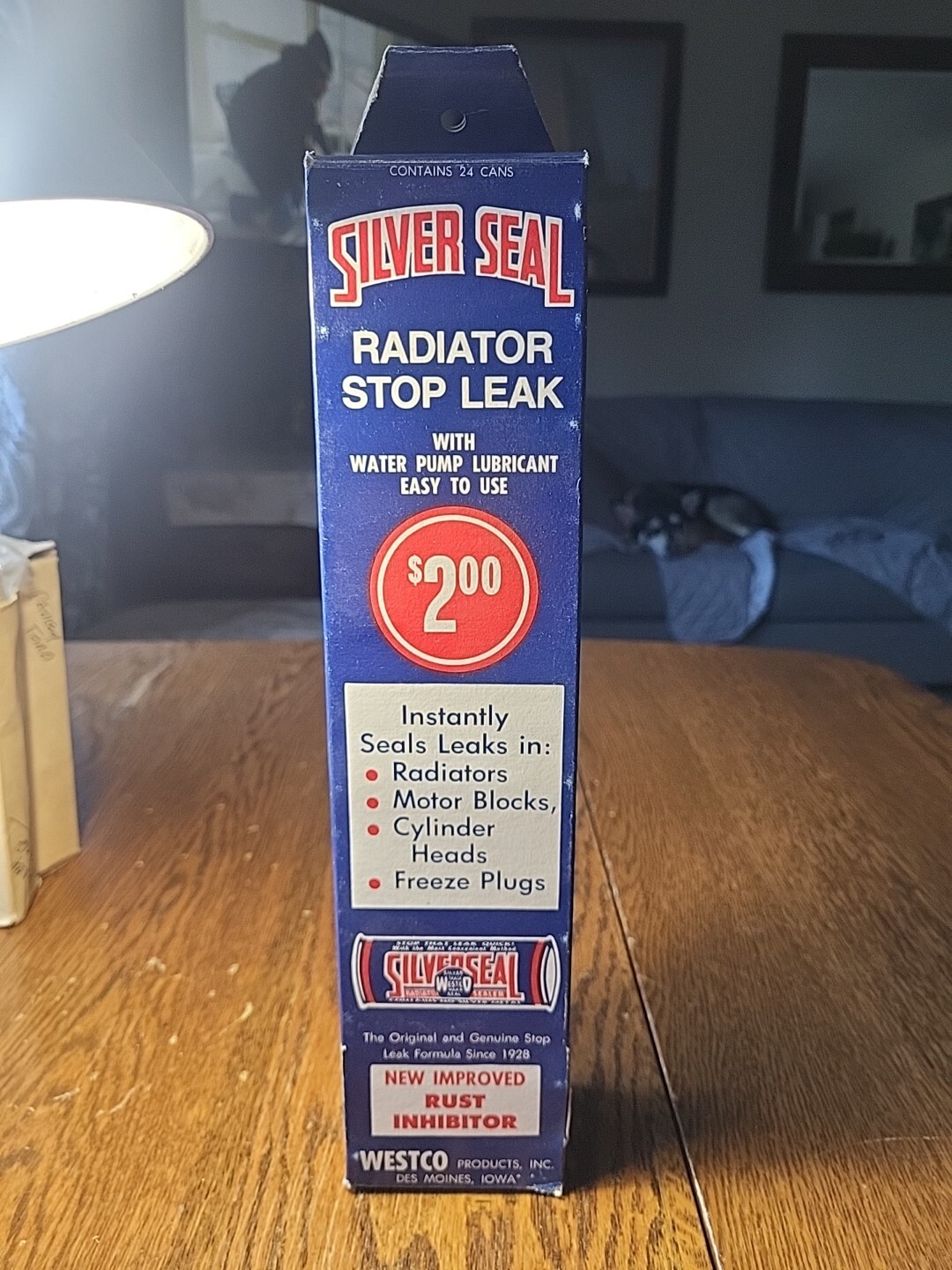 Vintage Silver Seal Radiator Stop Leak eBay
