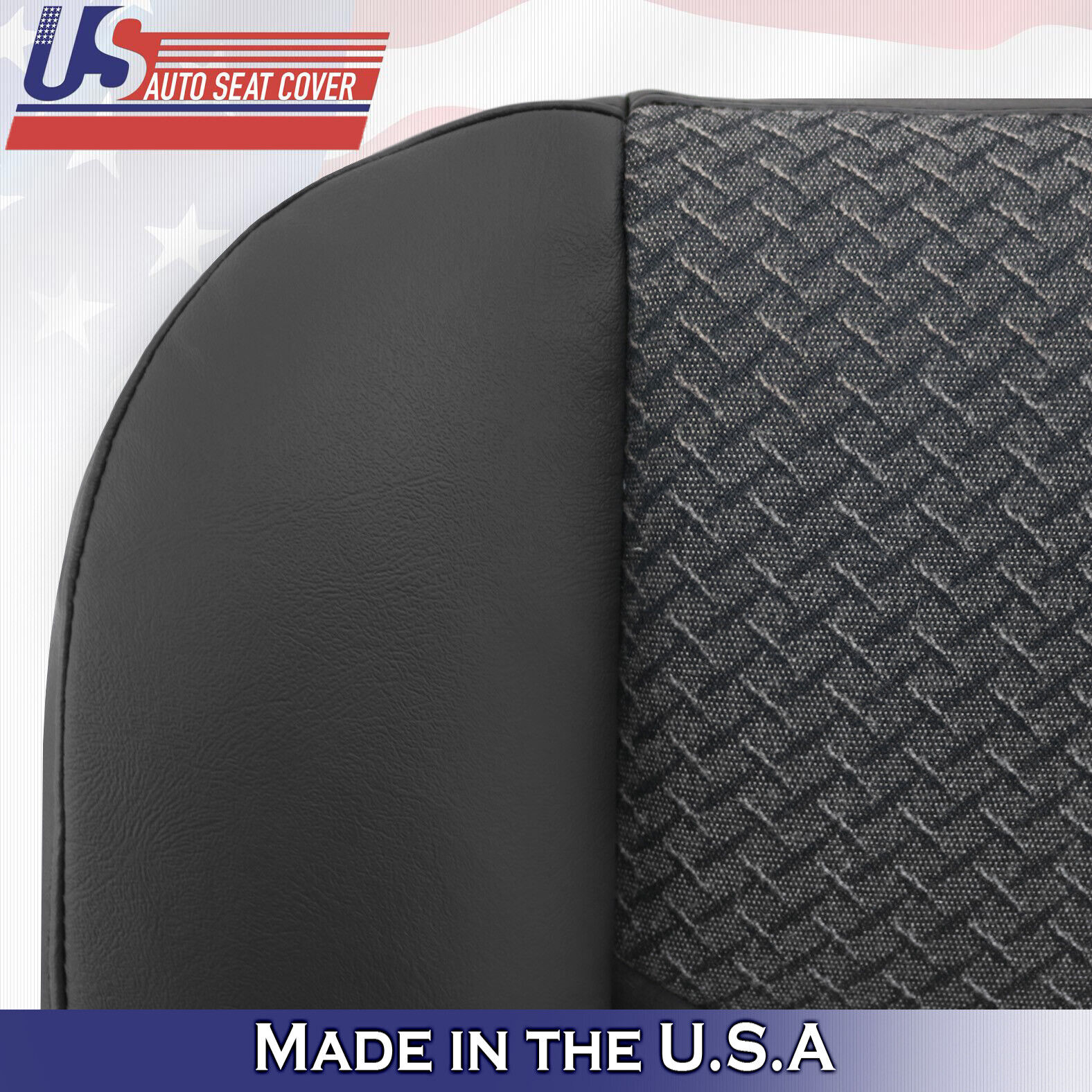 Chevy Avalanche 1500 2500 LT DRIVER Bottom Leather/Cloth Cover DK Gray 2003  2004 海外 即決