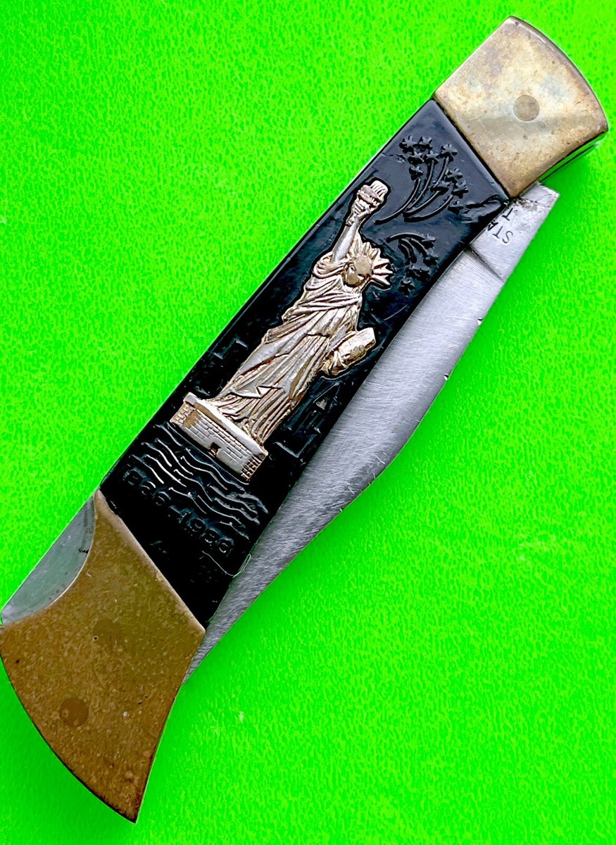 Centennial 1886/1986 Statue of Liberty Pocket Knife - Made Taiwan
