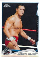 #55 ALBERTO DEL RIO 2014 Topps Chrome WWE REFRACTOR