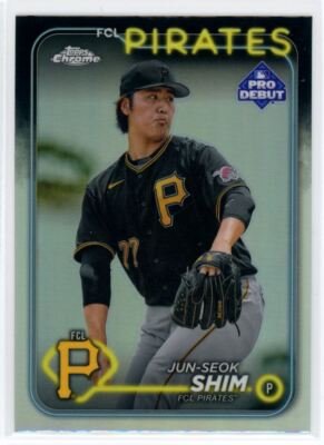 2024 Topps Pro Debut Chrome Jun-Seok Shim FCL Pirates #PDC-59