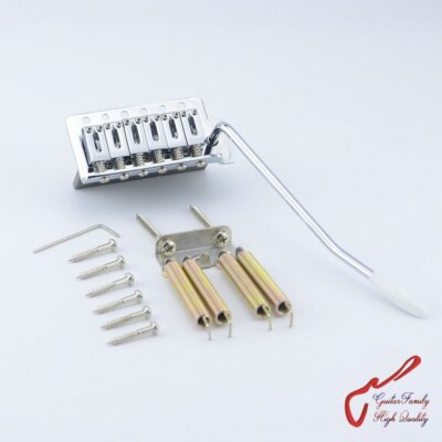 1 Set  Electric Guitar Tremolo System Bridge Chrome ( #0868 ) MADE