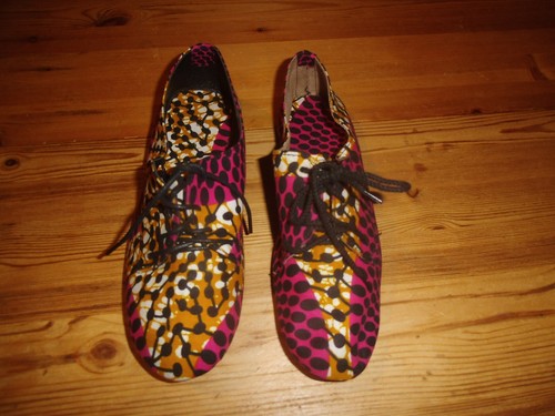 Damen Halbschuh Espadrilles Gr. 38 -39 Schnürer Sneaker Stoffschuhe Hippie - Bild 2 von 6