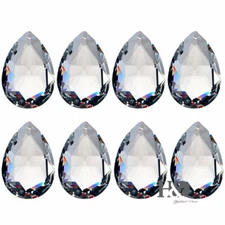 10PCS Lot Clear Chandelier Glass Crystal Lamp Prisms Hanging Drops Pendants 50mm