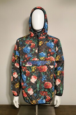 REASON BRAND Anorak Hooded Windbreaker Size L 