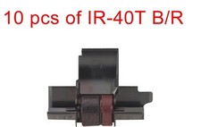 10 ink roller ribbon for Casio calculator HR100TM FR2600 FR2650A FR520 IR40T B/R