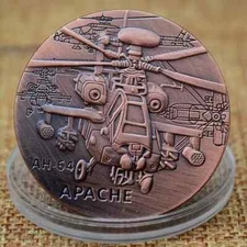 ARMY HELICOPTER AH-64 BOEING APACHE THEY ARE EQUIPPED WITH LASER-GUIDED PRECISIO