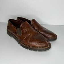 Cole Haan Brown Cognac Leather Slip On Loafers Vintage Womens Size 7.5 M F0925