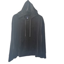 Scoop velvet black hoodie sz xl