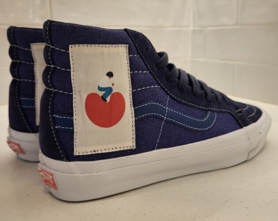 Vans X Geoff McFetridge OG Sk8 Hi LX Freetime Navy Size 9 NOAH