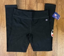Champion Girls XL 14 16 Athletic Pants Active Wear Legging Script Logo Black New