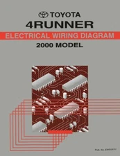 2000 Toyota 4Runner Wiring Diagrams Schematics Layout Factory OEM
