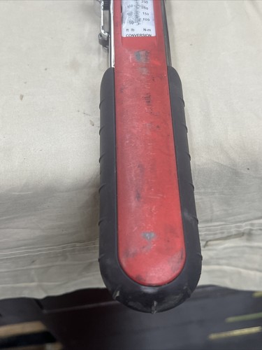 Snap On 1/2" Drive SAE Adjustable Torque Wrench - TQR250E - W/Case - Picture 7 of 20
