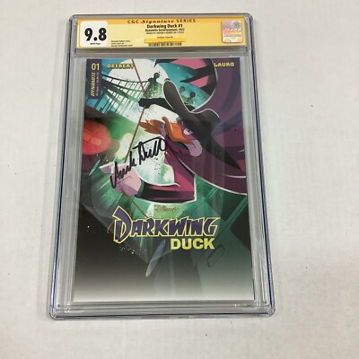 DARKWING DUCK #1 1:250 KAMBADAIS VARIANT SIGNED BY AMANDA DEIBERT CGC SS 9.8