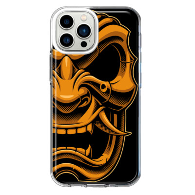 Mundaze Case for Apple iPhone 13 Pro Cover Samurai Mask