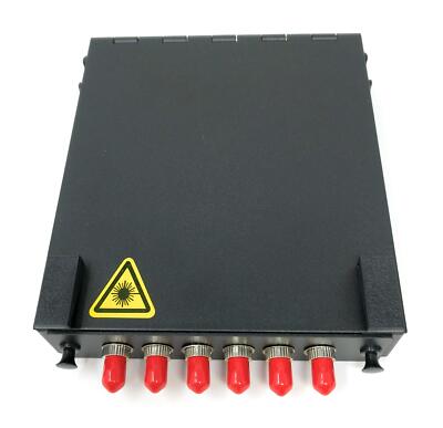 Fiber Enclosure w/ Splicing Module+ 6 Port ST-UPC OM1/OM2 Multimode LGX ...