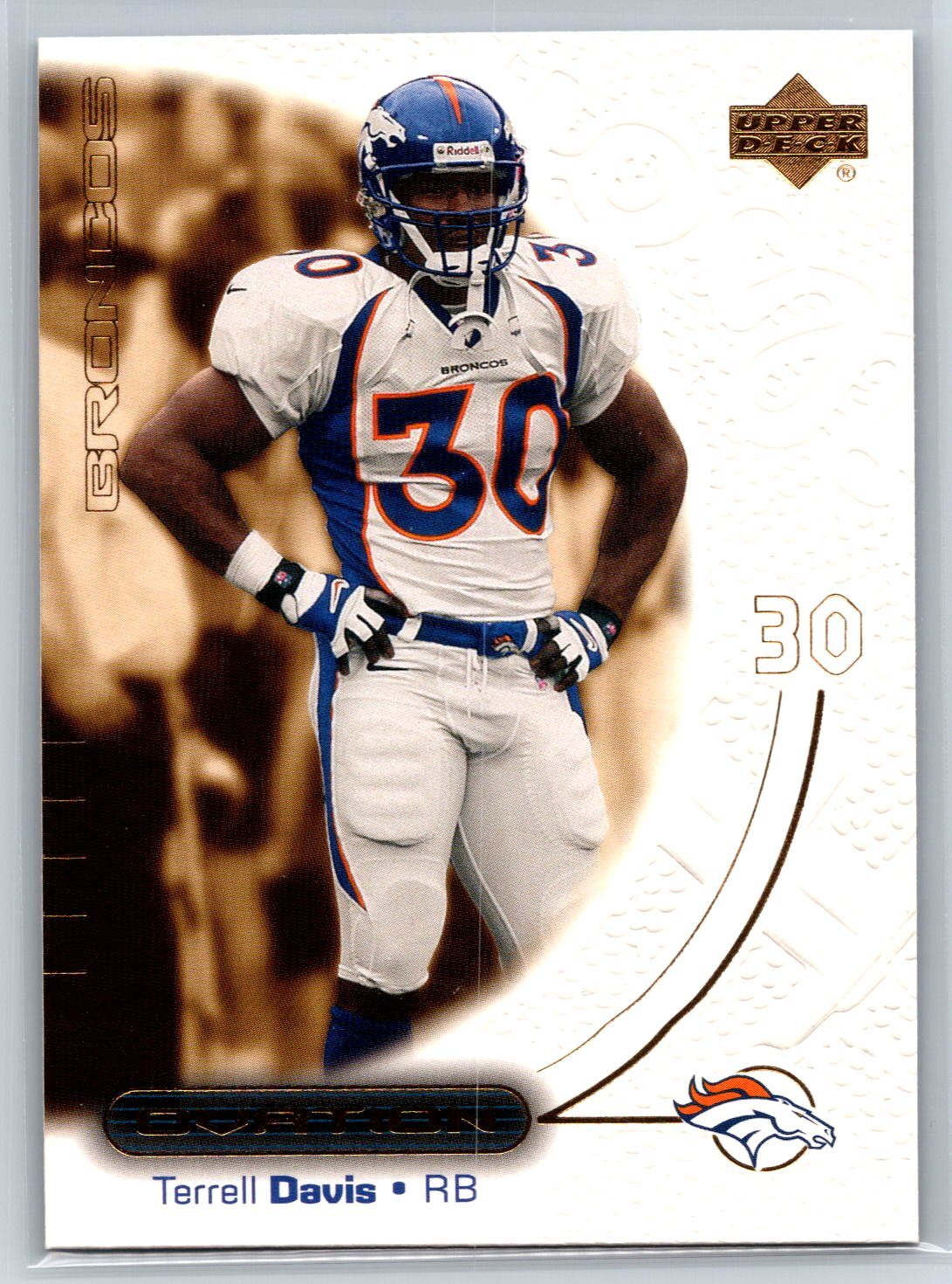 2000 Upper Deck Ovation Terrell Davis Denver Broncos #17