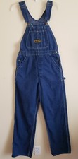 Washington Dee Cee Bib Overalls Women's 30 x 32 Sanforized Denim Vtg RARE
