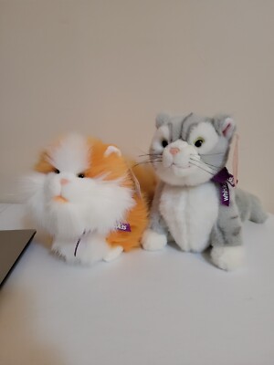 Whiskas Promotional Plush Orange And Grey Cats