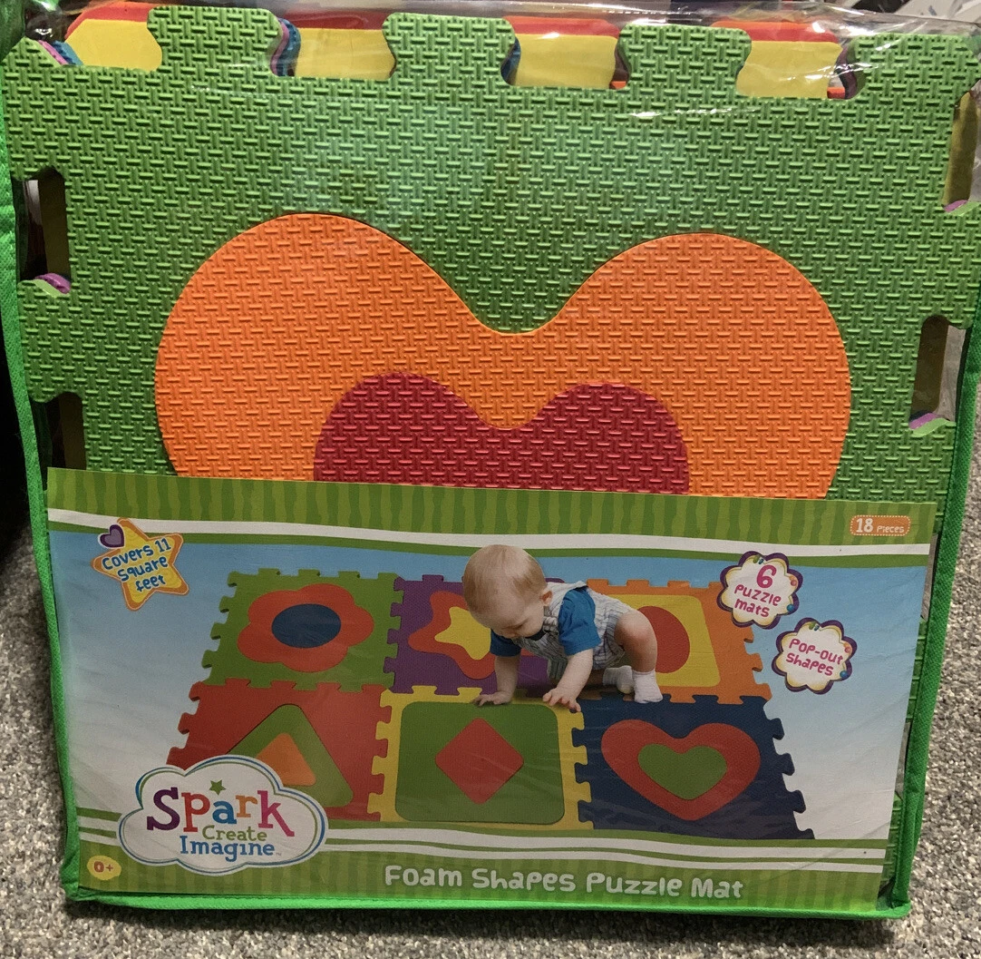 Spark create imagine foam shapes store puzzle mat