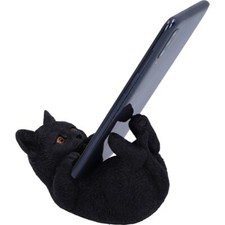 Nemesis Now FAMILIAR HELPER Black Cat Mobile Phone Holder Stand Ornament 12.5cm