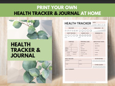 Health Tracker & Journal | Medikamentenprotokoll usw. | + 2 KOSTENLOSE Boni | druckbares PDF