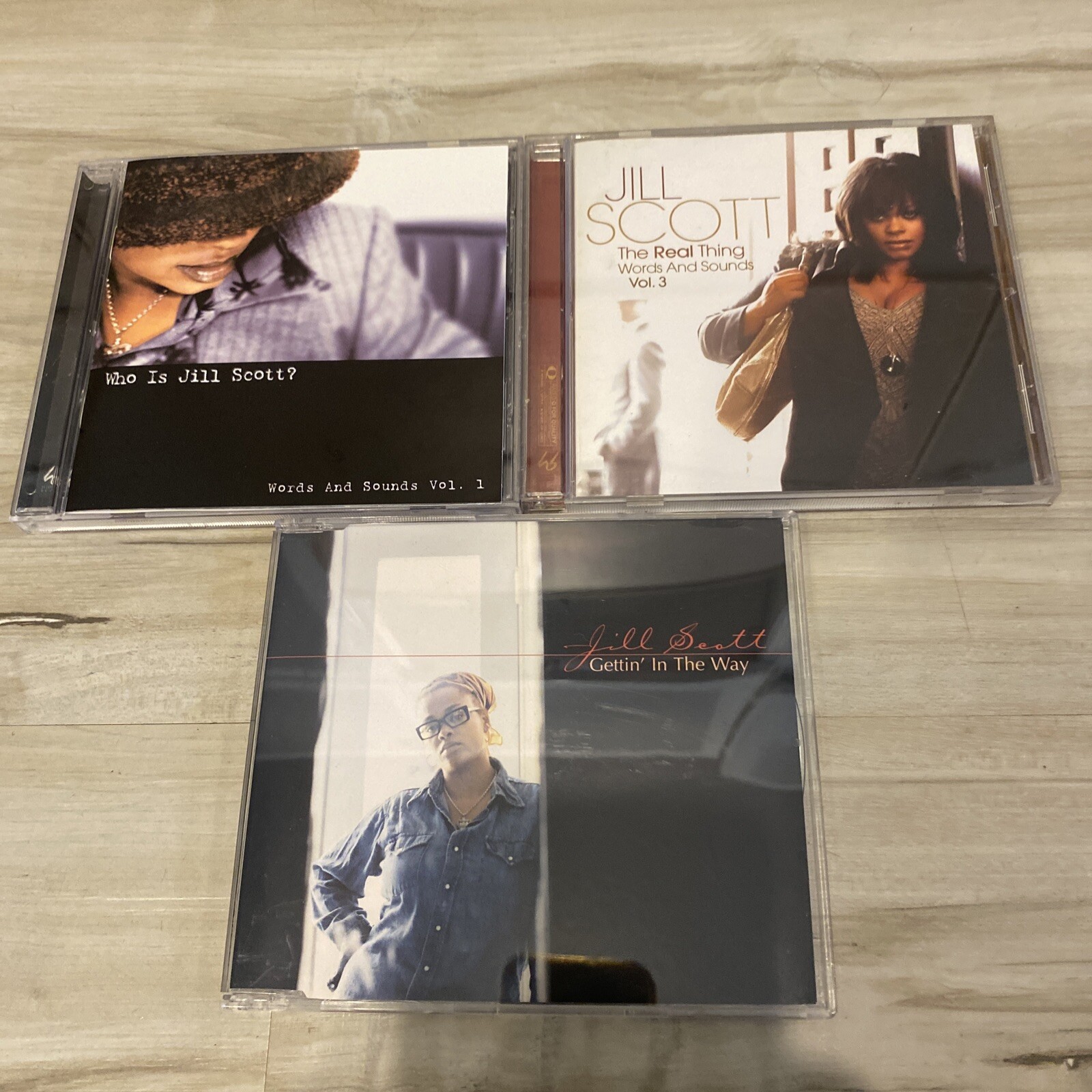 Jill Scott 3-CD Set Gettin In The Way Words Sounds Vol 1 & 3 IMPORT