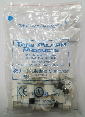 Bosch ISN-CTC75-W 3/4'' Door Contact w/ Terminal Pack of 10 White from Tane Alarm