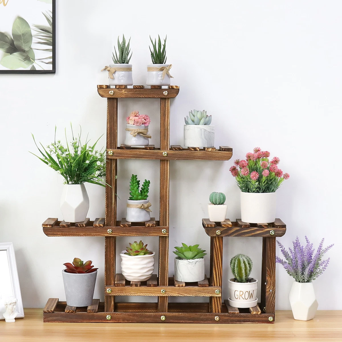 Tabletop planter sale with stand