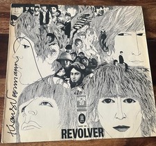 BEATLES -Revolver LP German 1st press 1966 ORIGINAL KLAUS VOORMANN AUTOGRAMM