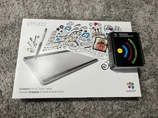 NEW Wacom Intuos CTH680 Creative Pen & Touch Tablet Med + Wireless Kit ACK40401