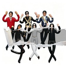Michael Jackson Cosplay Doll Plush Stuffed Figure Abstract Joint Mobility Toy US