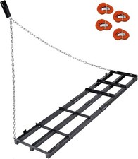 Durable 8 Ft Heavy Duty Drag Harrow Driveway Grader Rake for Outdoor Areas