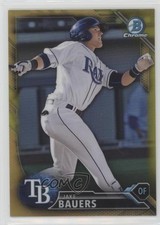 2016 Bowman Chrome Prospects Gold Refractor 16/50 Jake Bauers #BCP131 s3g