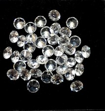 Natural White Color Zircon Round Shape Loose Gemstone Lot