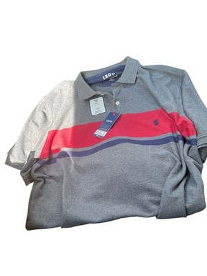 IZOD Advantage Performance Cool FX Striped Polo Shirt, Size XLT