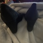 NEW Michael KORS Black Suede Wedges Penny Loafer Style Accent Round Toe Size 10 — photo 5