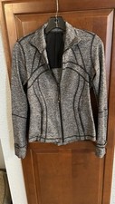 Lululemon Define Jacket Womens Size 8 Gray Full Zip City Tech Athleisure