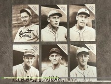 Lot of 6: 1988 Conlon World Wide Sports National All-Stars NM-MT Hafey Klein!