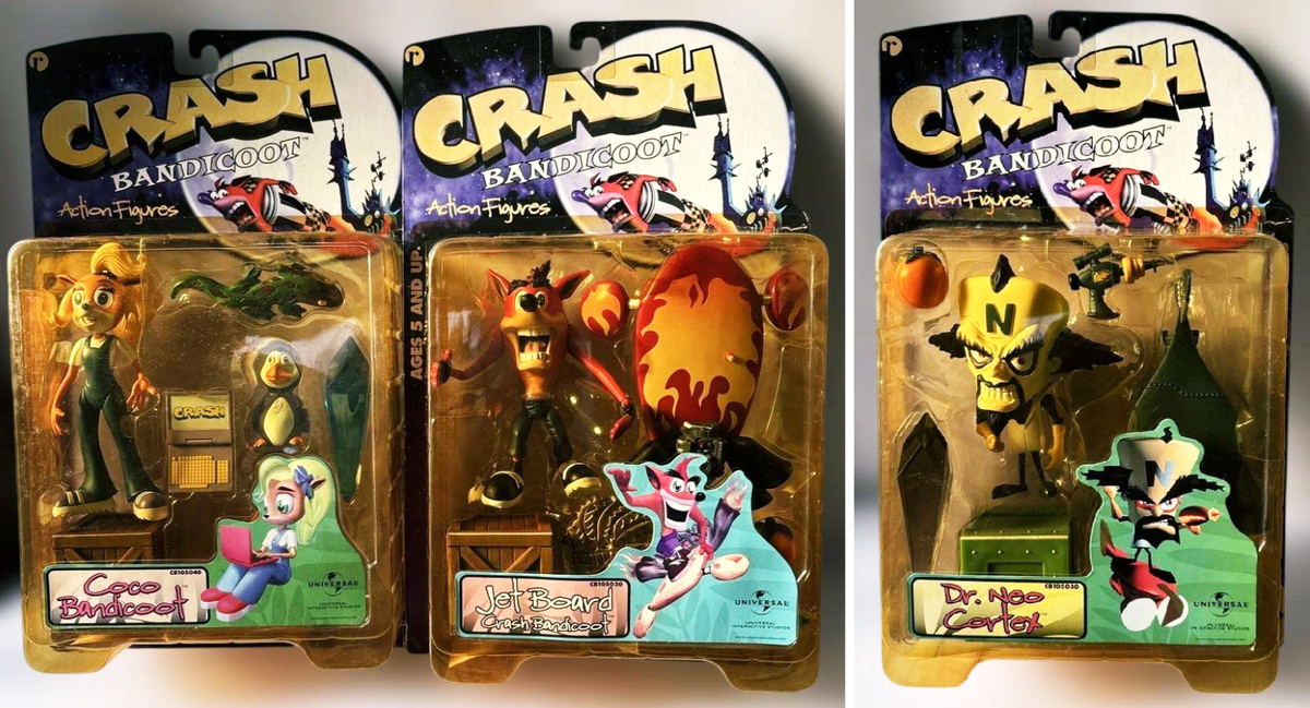 Resaurus Crash Bandicoot Jet Board Coco Bandicoot Dr. Neo Cortex