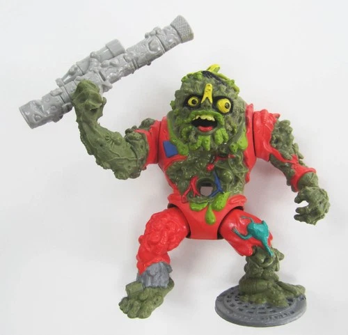 MUCKMAN Teenage Mutant Ninja Turtles Action Figure Vintage 1991 With Hat & Gun