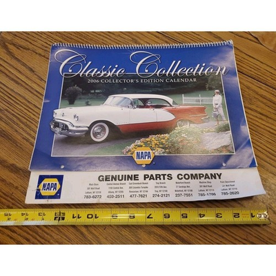 #ad Napa Parts NY Classic Collection 2006 Collector#x27;s Edition Automobile Calendar $11.40