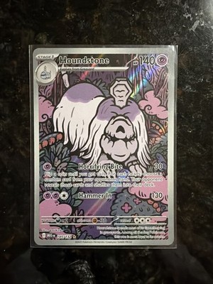 Pokémon TCG Houndstone Mega Evolution: Base 145/132 NM Pack Fresh Full Art Rare