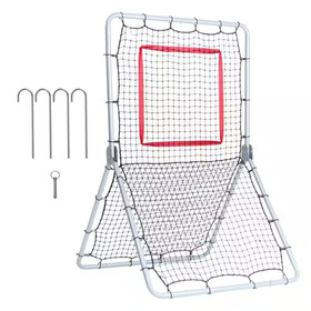Baseball and Softball Rebounder Net, 3.5 X 6 Ft. Pitchback Baseball Pitching Nes
