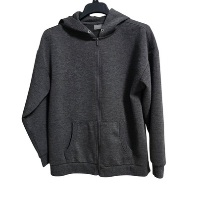 Men's Hype Full-Zip Hoodie Gray Jacket Size S