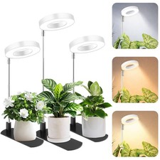 Grow Lights for Indoor Plants, Full Spectrum Halo Grow Light with Base