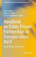Handbook On Public Private Partnerships In Transportation, Vol II Erwin A. Black